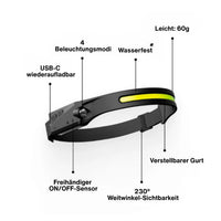 230° LED-Stirnlampe
